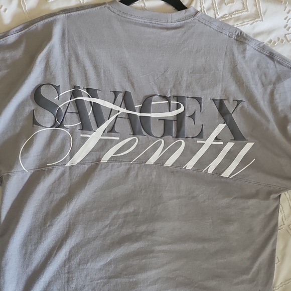 Fenty Beauty Gray Long Sleeve Men's Shirt - Picture 3 of 5